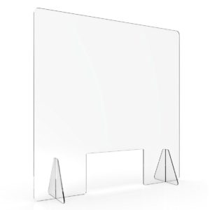 Mampara protectora de mesa en metacrilato (65 x80 cm)